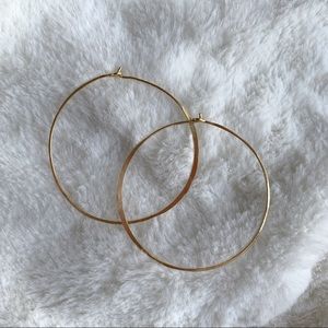 Johnny Was Gold Hoop Earrings